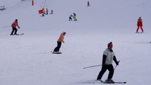 Erzurum Palandöken’de kayak keyfi