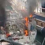 Fethiye’de yelkenli tekne alevlere teslim oldu