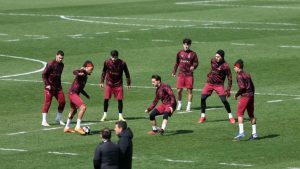 Galatasaray, Liverpool maçı hazırlıklarını tamamladı