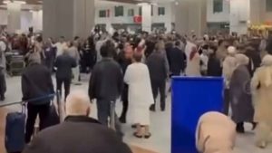 Gaziantep Havalimanı’nda yaşanan kavga çevreyi savaş alanına çevirdi