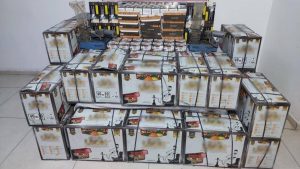 Gaziantep’te 800 bin TL’lik kaçak nargile malzemesi ele geçirildi