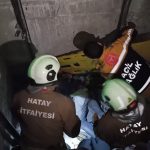 Hatay’da asansör boşluğuna düşen işçi kurtarıldı