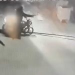 Hatay’da bir evin kurşunlanma anı kamerada