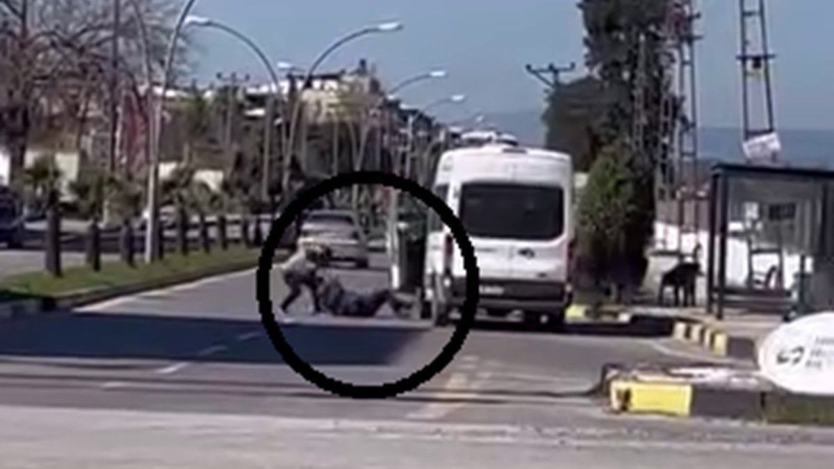 Hatay’da trafikte dehşet anları kamerada