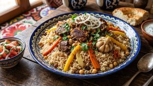 Hem etli, hem sebzeli: Tek tencerede Özbek pilavı tarifi