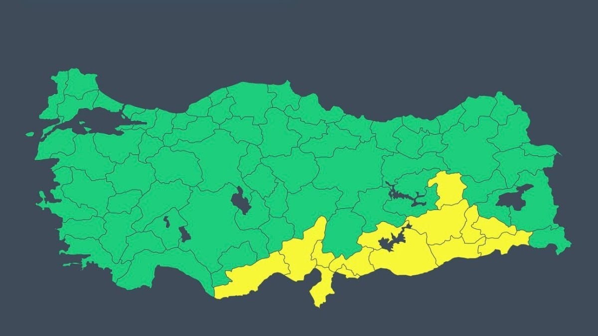 İçişleri Bakanlığı’ndan 20 il için kuvvetli sağanak ve fırtına uyarısı
