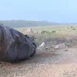 İran’dan Tel Aviv’e atılan devasa füzenin enkazı görüntülendi