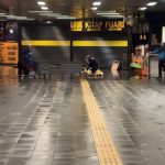 İstanbul Mecidiyeköy’de metro alt geçidini su bastı