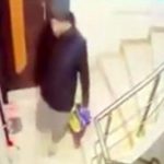 İstanbul’da apartmanda dolaşıp beğendiği ayakkabıları poşete doldurup çaldı