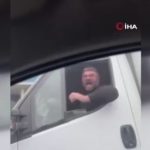 İstanbul’da küfürler savurduğu sürücüyü kovaladı