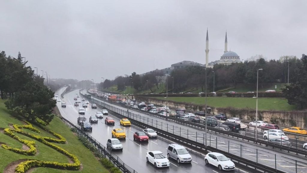 İstanbul’da trafik yoğunluğu