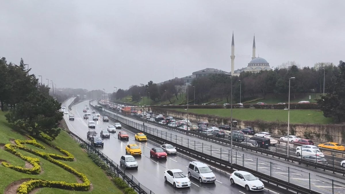 İstanbul’da trafik yoğunluğu