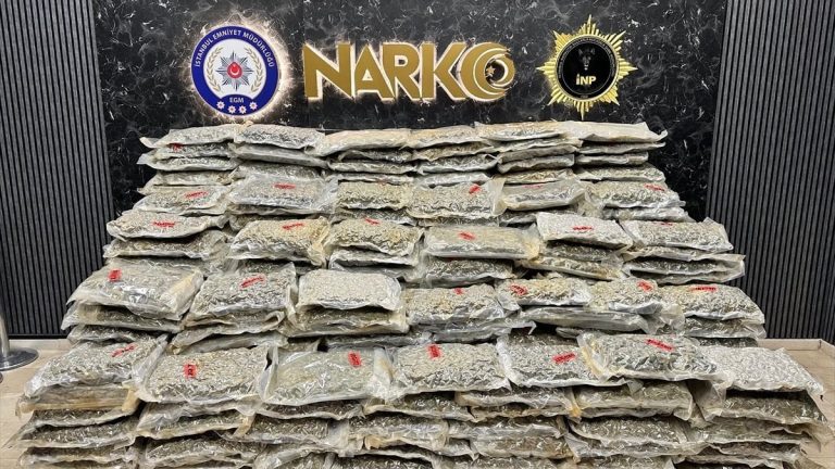 İstanbul’da uyuşturucu operasyonu:  527 kilo uyuşturucu ele geçirildi