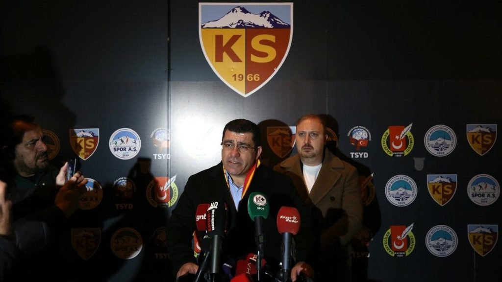 Kayserispor Başkanı Açıkalın’dan hakem tepkisi