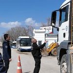 Keçiören’de Dronla Hafriyat Kamyonu Denetimi