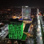 Manisa Büyükşehir Belediyesinden Tıp Bayramı’na Özel Işıklandırma