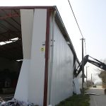 Nilüfer’de tarım alanındaki 900 metrekarelik kaçak yapı yıkıldı