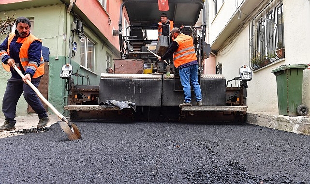 Osmangazi’de Çiftehavuzlar Mahallesi Kına Sokak’a Yeni Asfalt