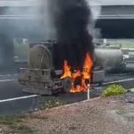 Osmaniye’de mazot yüklü tankerde yangın