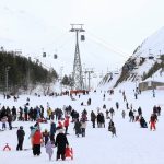 Palandöken’de bayram keyfi: 279 santimetrelik karla bahar tatili