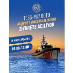 Sahil Güvenlik Botu TCSG-907 Aliağa’da Ziyarete Açılıyor