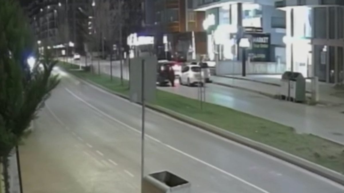 Samsun’da 1 kişinin öldüğü motosiklet kazası kamerada