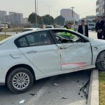 Samsun’da otobüs ile otomobil çarpıştı: 9 yaralı