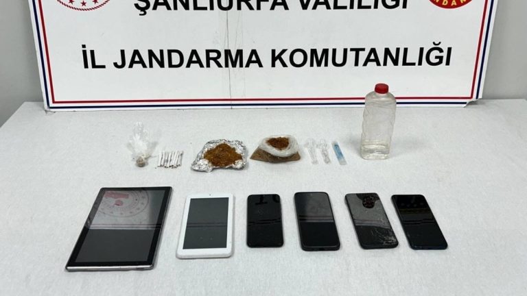 Şanlıurfa’da uyuşturucu operasyonu: 3 şüpheli tutuklandı