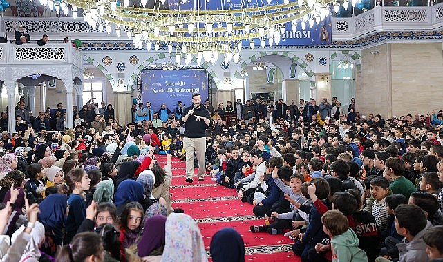 Selçuklu’da Sertaç Abi çocuklarla ‘Kardeşlik Buluşması’nda bir araya geldi