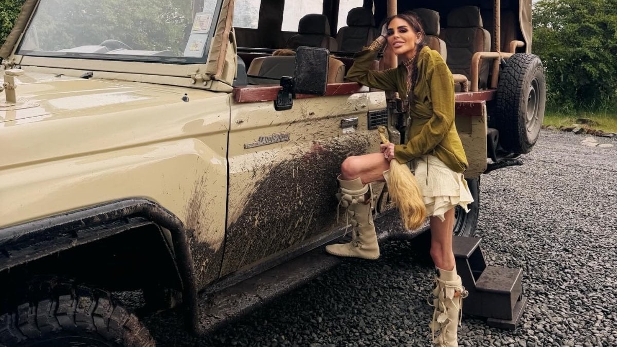 Süreyya Yalçın’da Afrika paylaşımı! Tam makyajlı safari tarzına yorum yağdı