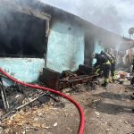 Tekirdağ’da ev yangınını izlerken köpek saldırdı