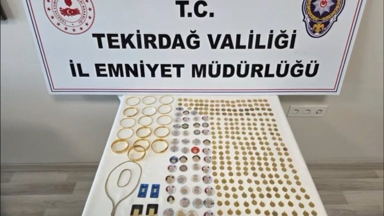 Tekirdağ’da FETÖ yalanıyla altın hırsızlığı yapan şüpheli tutuklandı