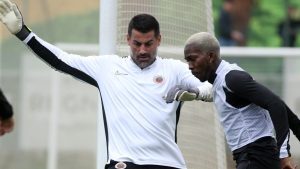 Volkan Demirel, Gençlerbirliği idmanında kaleye geçti