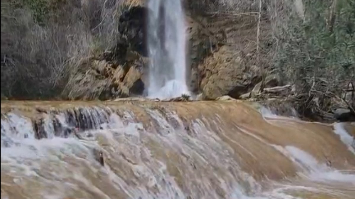 Adana’da kurayan şelaleler yeniden coştu