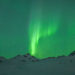Alaska semalarında Aurora Borealis görsel şölen sundu