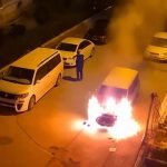 Ankara’da kayınvalidesinin evinin önünde aracını yakıp havaya ateş açan şahıs yakalandı
