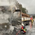 Aydın’da seyir halindeki tır küle döndü