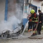 Aydın’da tamir sırasında yanan elektrikli motosiklet hurdaya döndü