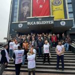 Buca Belediyesi’nde memurlar iş bıraktı