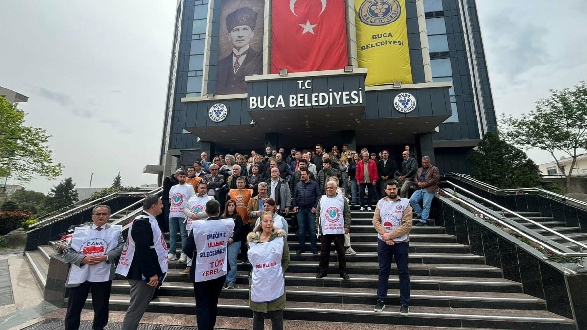 Buca Belediyesi’nde memurlar iş bıraktı