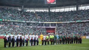 Bursaspor’un deplasman maçını 35 bin yeşil-beyazlı taraftar takip etti