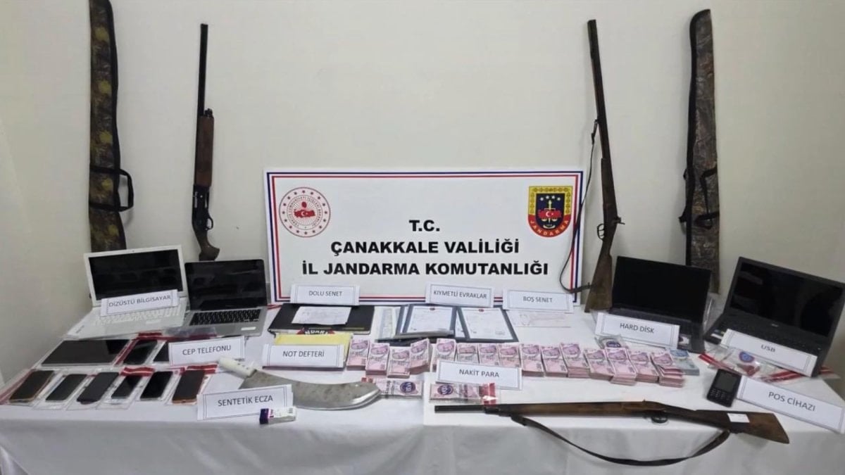 Çanakkale merkezli tefecilik operasyonu: 19 gözaltı