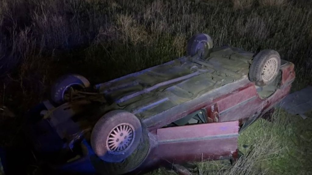 Çorum’da otomobil takla attı: İçindekiler kaçtı