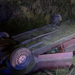 Çorum’da otomobil takla attı: İçindekiler kaçtı