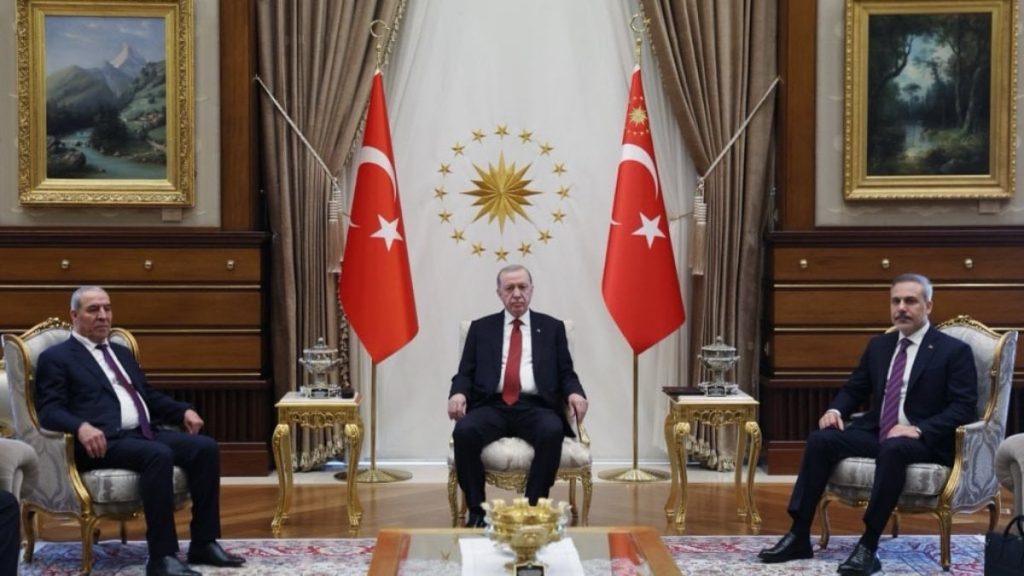 Cumhurbaşkanı Erdoğan, Beştepe’de Filistin heyetini kabul etti