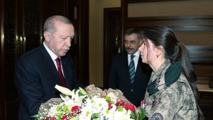 Cumhurbaşkanı Erdoğan, Polis Haftası’nda Bakan Çiftçi ve heyetini kabul etti