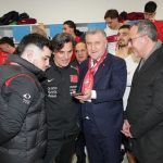 Cumhurbaşkanı Erdoğan’dan A Milli Takım’a tebrik telefonu