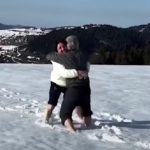 Fatih Tekke, karda güreşti