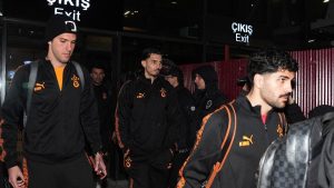 Galatasaray kafilesi Trabzon’a geldi