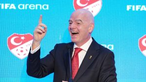 Gianni Infantino, Türkiye tezahüratı yaptı